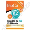 Kép 1/2 - BioCo Bioaktív K2 K1 D3 komplex tabletta 60X