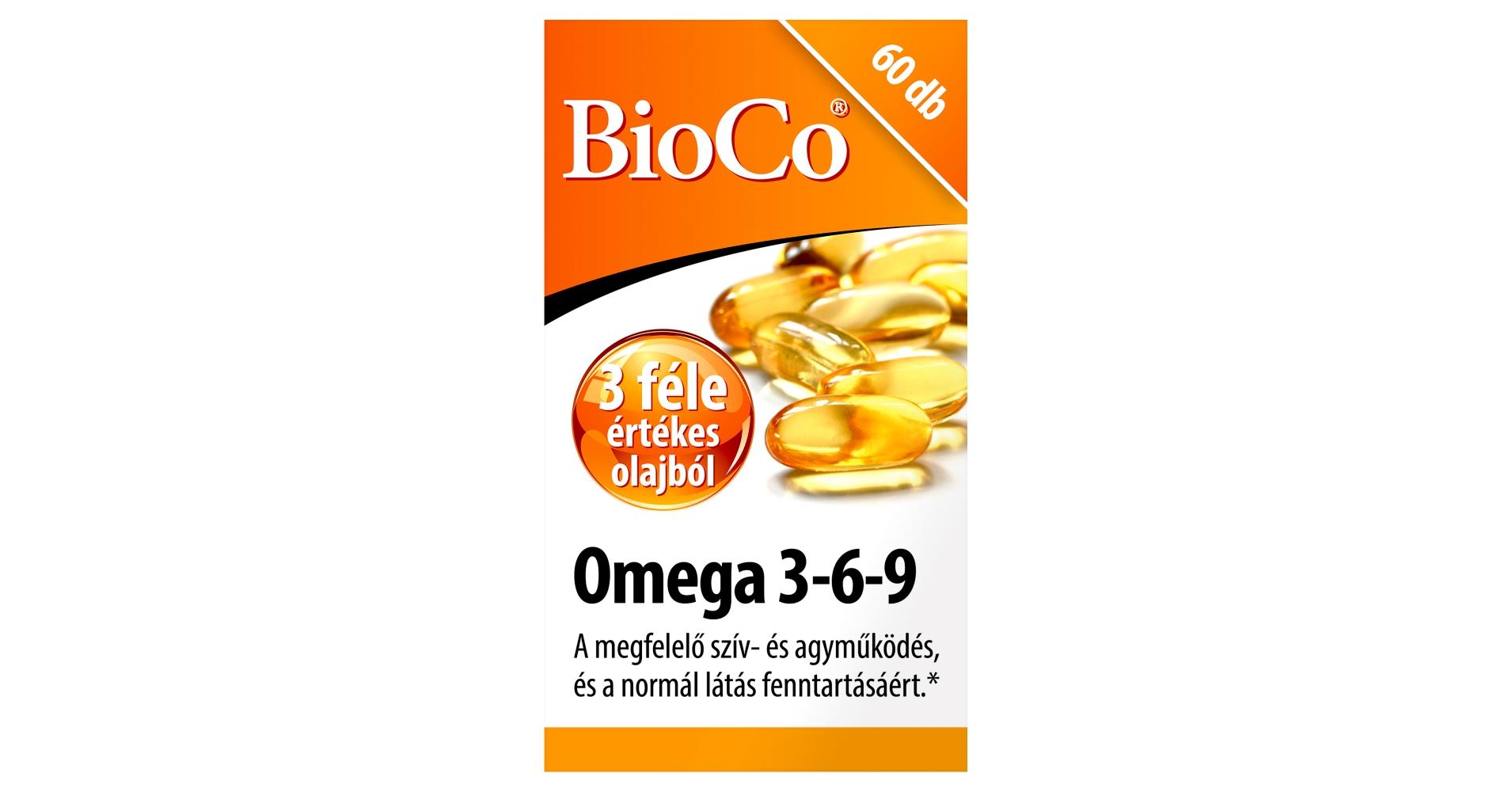 Bioco Omega 3 6 9 Lágyzselatin Kapszula 60x