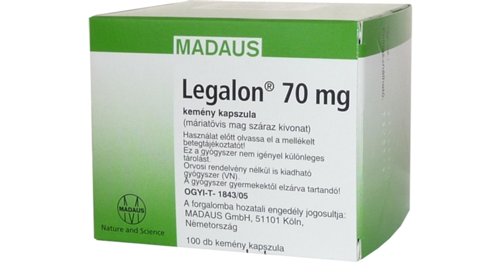 Legalon 70 mg kemény kapszula (x)