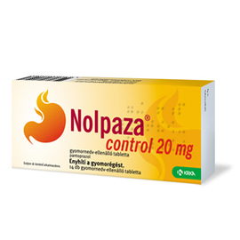Nolpaza control 20mg gyomornedv-ellenálló tabletta 14x