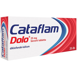 Cataflam Dolo 25 mg bevont tabletta, 20X