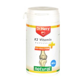 Dr. Herz K2 Vitamin + D3+Kalcium kapszula 60x