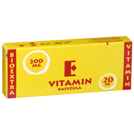 Vitamin E Bioextra 200mg lágykapszula 20x