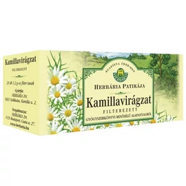 Kamillavirágzat filteres tea 25x1,2g