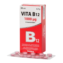 Vitabalans Vita B12 1000 mcg szopogató  tabletta 30X