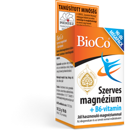 BioCo Szerves magnézium + B6-vitamin MEGAPACK tabletta  90X