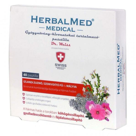 Herbalmed Medical gyógynövény pasztilla 40X