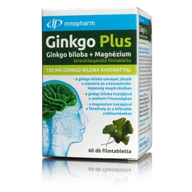 InnoPharm Ginkgo Plus Ginkgo biloba + Magnézium filmtabletta 60x