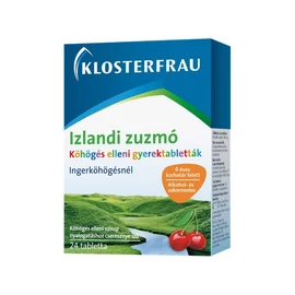 Klosterfrau izlandi zuzmó szopogató tabletta köhögés ellen gyerekeknek 24X