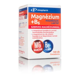 InnoPharm Magnézium-laktát + B6 filmtabletta 100 db