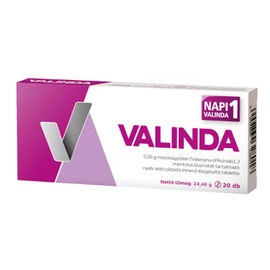 Valinda  0,06g macskagyökér tabletta 20X