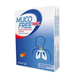 Mucofree Max 75 mg retard kemény kapszula 20X