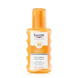 Eucerin Sun Sensitive Protect Színtelen napozó spray FF30 200ml