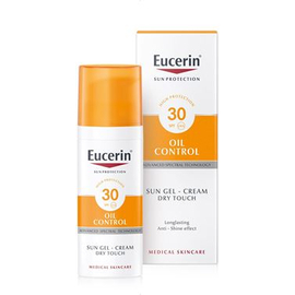 Eucerin Sun Oil Control napozó gél-krém arcra FF30 50ml
