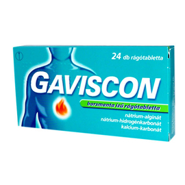 Gaviscon rágótabletta 24x