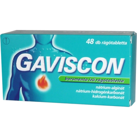 Gaviscon menta ízű rágótabletta 48x