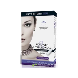 Interherb Kollagén & Hyaluronsav Szépségformula extra kapszula 30X