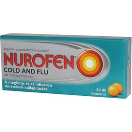 Nurofen Cold and Flu 200mg/30mg filmtabletta 24x