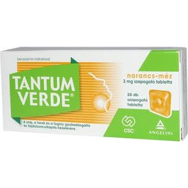 Tantum Verde narancs-méz szopogató tabletta 20x