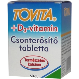 Tovita+D3 vitamin csonterősítő tabletta 60x