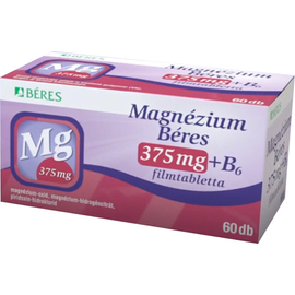 Magnézium Béres 375 mg + B6 filmtabletta 60X