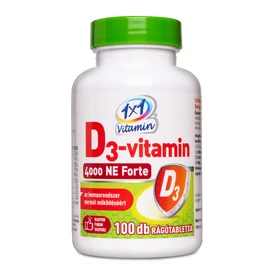 1x1 D3-vitamin 4000 NE Forte Rágótabletta 100X