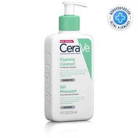 CeraVe Habzó tisztító gél normál és zsíros bőrre 236 ml