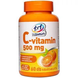 1x1 Vitaday C-vitamin 500mg rágótabletta narancs 60x