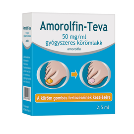 Amorolfin-Teva 50 mg/ml gyógyszeres körömlakk