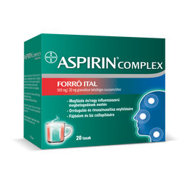 Aspirin Complex Forró Ital 500 mg/ 30mg granulátum belsőleges szuszpenzióhoz 20db