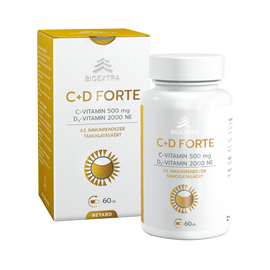 Bioextra C-vitamin 500mg +D3-vitamin 2000NE Forte kapszula 60X