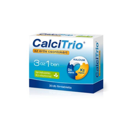 CalciTrio kalcium K2-vitamin D3-vitamin filmtabletta 30x