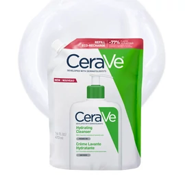 CeraVe Hidratáló tisztító krém normál és száraz bőrre utántöltő 473 ml
