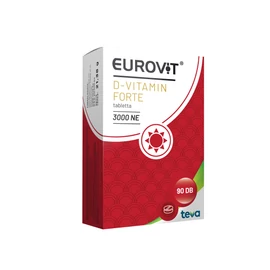 Eurovit D-Vitamin Forte 3000 NE tabletta 90X