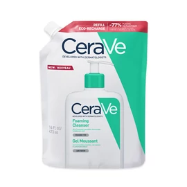 CeraVe Habzó tisztító gél normál és zsíros bőrre  utántöltő 473 ml