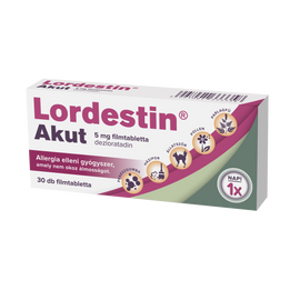 Lordestin® Akut 5 mg filmtabletta, 30X