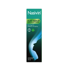 NASIVIN Aloe Vera és Eukaliptusz 0,5 mg/ml oldatos orrspray 15 ml