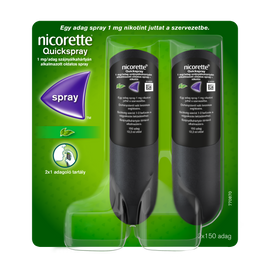 Nicorette® Quickspray 1 mg/adag oldatos spray 2 x 13,2 ml