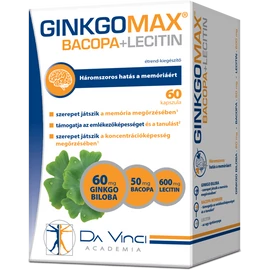 Ginkgomax+bacopa+lecitin lágy kapszula 60X