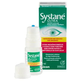 Systane Ultra tartósítószer-mentes, lubrikáló szemcsepp 10 ml