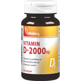 Vitaking D-2000IU vitamin lágy kapszula 90X