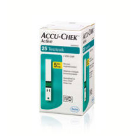 Accu-Chek Active Glucose vércukorszintmérő csík 25x