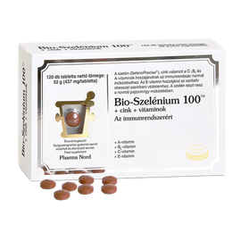 Bio-Szelénium 100TM cink+vitaminok tabletta 120x