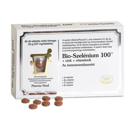 Bio-Szelénium 100TM cink+vitaminok tabletta 60x