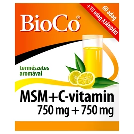 Bioco MSM+ C vitamin 750mg+ 750mg italpor 75adag