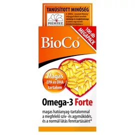 BioCo Omega-3 Forte lágyzselatin étrend-kiegészítő kapszula 100 x 1,35 g (135 g)