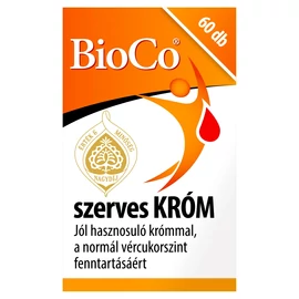 BioCo szerves Króm tabletta 60 x 0,3 g (18 g)