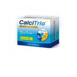 CalciTrio kalcium K2-vitamin D3-vitamin filmtabletta 60x