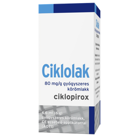  Ciklolak 80mg/g gyógyszeres körömlakk 1x6,6ml