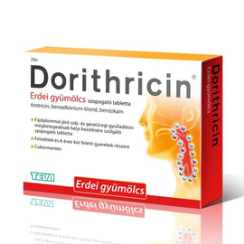 Dorithricin erdei gyümölcs szopogató tabletta 20x